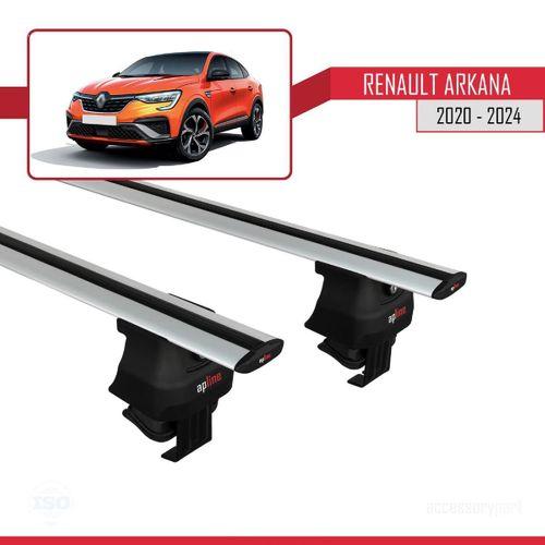 Renault Arkana 2020 ve Sonrası ile uyumlu ACE-4 Ara Atkı Tavan Barı GRİ