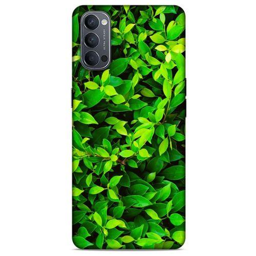 Lopard Oppo Reno 4 Uyumlu Kılıf Bahar (29) Arka Koruma Kılıfı Açık Yeşil