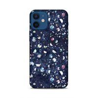 Apple iPhone 12 Mini Uyumlu Kılıf Utopia (36) Glitter Kılıf Kahverengi