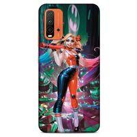 Xiaomi Redmi Note 9 4g Uyumlu Kılıf Harley Quinn (44) Tough Armor Kılıf Gri-kuşkonmaz