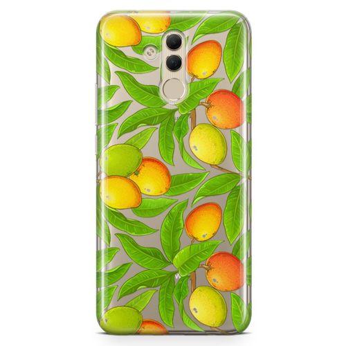 Huawei Mate 20 Lite Kılıf Mango Çiçekleri Arka Kapak Koruma Desenli Full Koruyucu