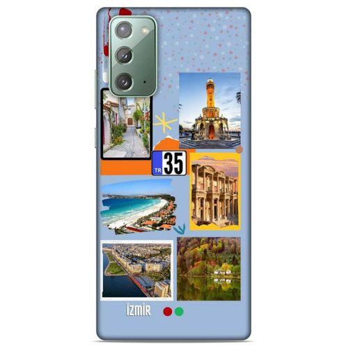 Lopard Samsung Galaxy Note 20 Uyumlu Kılıf Şehirli ※ (35) İzmir Fit Design Kılıf