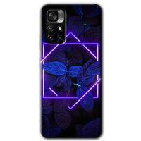 Redmi Note 11T Kılıf HD Desen Baskılı Arka Kapak - Mekanik Yaprak 5 + Kırılmaz Cam