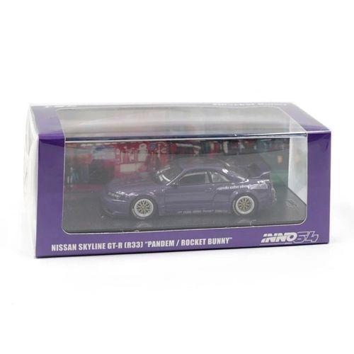 Eğitici Oyuncak  Inno 1/64 Nissan Skyline GT-R (R33) "PANDEM ROCKET BUNNY" Purple