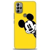General Mobile GM 21 Pro Kılıf HD Baskılı Kılıf - Sarı Mickey Mouse + Tam Ekran Koruyucu