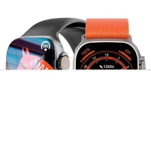 Hw8 Ultra Çift Kordon 49mm - Siri Nfc Bluetooth Arama Konuşma - İos & Android Uyumlu Akıllı Saat