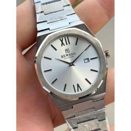 Reward Çelik Kordon 5 Atm Suya Dayanıklı Takvimli Kadran 2 Yıl Garantili Erkek Kol Saati FT.GL.M03.3