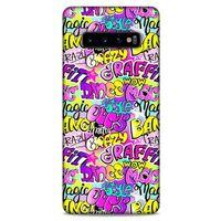 Graffitix (11) Desenli Silikon Kapak Samsung Galaxy S10 Plus Kılıf