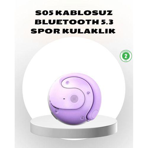 S05 Kablosuz Kulaklık Bluetooth 5.3 Ipx4 Su Geçirmez Stereo Ses Otomatik Bağlantı