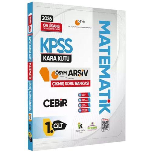 2026 KPSS Önlisans/Ortaöğretim MATEMATİK Kara Kutusu 1 Cilt CEBİR ÖSYM Çıkmış Soru Bankası Çözümlü