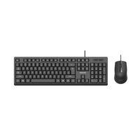 PHILIPS SPT6234B, Siyah, Türkçe Q, USB Kablolu, Klavye Mouse Set