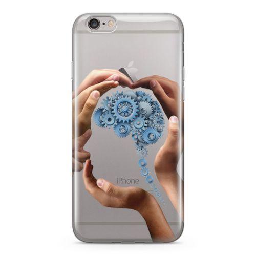 Apple iPhone 6 Plus - 6S Plus Kılıf Beyin Makinesi Arka Kapak Koruma Desenli Full Koruyucu