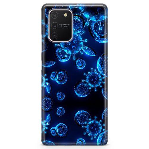 Samsung Galaxy S10 Lite Kılıf Viral Enfeksiyon Arka Kapak Koruma Desenli Full Koruyucu