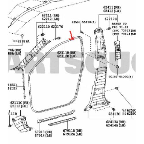 Toyota Corolla Kapi Fi̇ti̇l 07-12