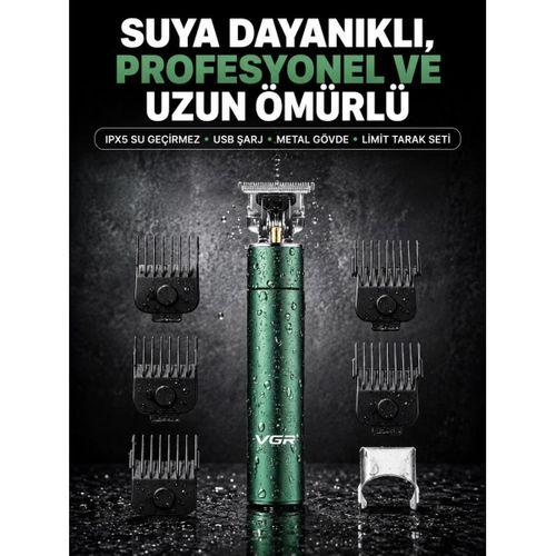4 Limit Taraklı Ipx5 Su Geçirmez Saç Kesme Makinesi