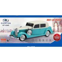 Everton Rt-1960 Emerald (zümrüt Yeşi)l Arabalı  Bluetooth Fm-usb-tf-aux Şarjlı Nostaljik Radyo