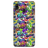 Graffitix (22) Desenli Silikon Kapak Samsung Galaxy A20 Kılıf