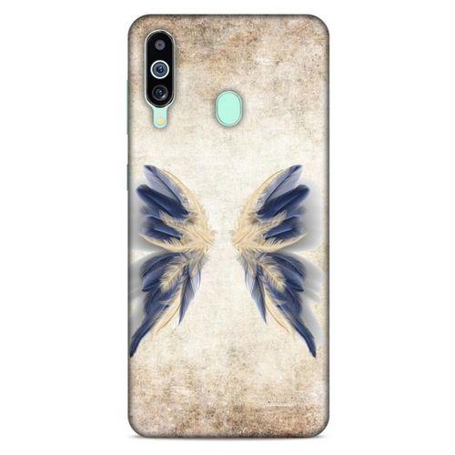 Samsung Galaxy M40 Kılıf Desenli Özel Seri Tüyler (17) Tasarım Kılıf
