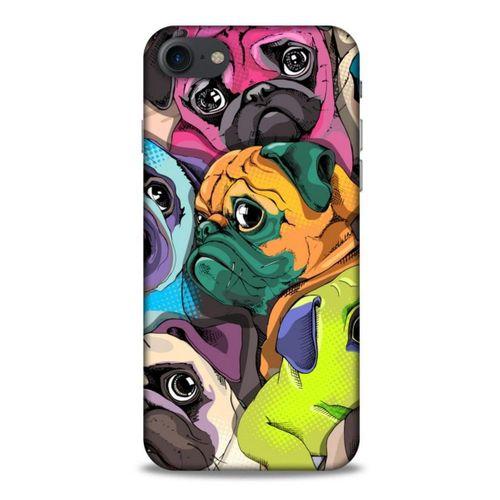 Animax Portre Pugs Apple Iphone 8 Kılıf Desenli Silikon