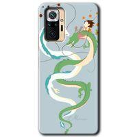 MRCİLETİSİM Xiaomi Redmi Note 10 Pro Kılıf Kapak - Snake Friendship +Hayalet Ekran Yandan Gözükmez