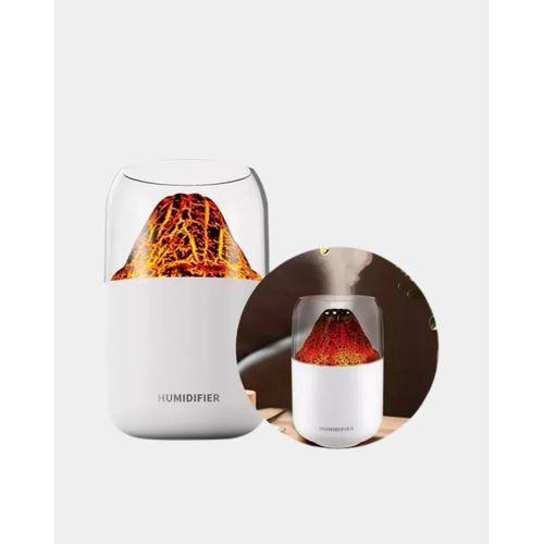 280ml Alev Işıklı Ultrasonik Hava Nemlendirici Sessiz Ve Usb Şarjlı