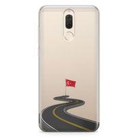 Huawei Mate 10 Lite Kılıf Türkiye Yolları Arka Kapak Koruma Desenli Full Koruyucu