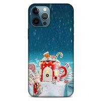 Apple iPhone 12 Pro Max Kılıf Snowix (13) Silikon Kap Kırmızı