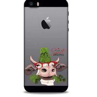 Zoologix (26) Apple Iphone 5 Şeffaf Kılıf Silikon Desenli