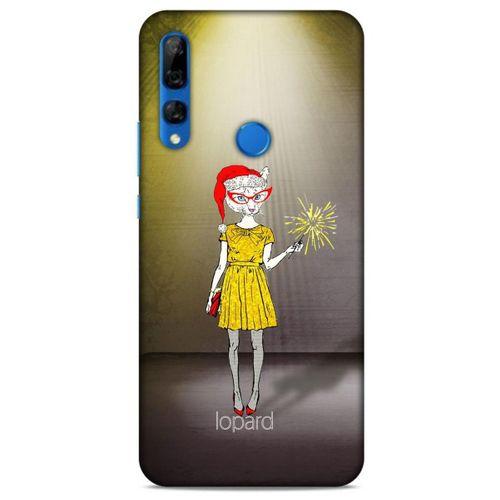 Huawei Y9 Prime 2019 Kılıf FunnyMaX (32) Soft Silikon Kılıf Turuncu Kahve