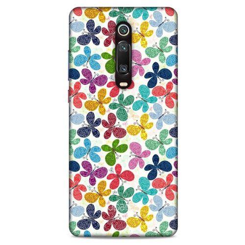 Xiaomi Mi 9T Pro Kılıf Kelebek Etkisi (35) Fit Design Kılıf Karışık Renkli