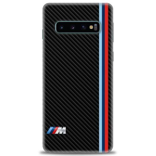 Samsung Galaxy S10 Kılıf HD Baskılı Kılıf - BMW + Tam Ekran Koruyucu