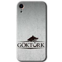 iPhone XR HD Baskılı Kılıf + 9D Tam Ekran Koruyucu - Göktürk
