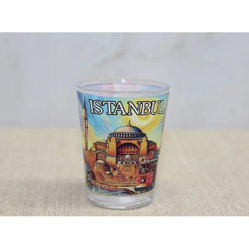 İstanbul Temalı Cam Shot Bardak
