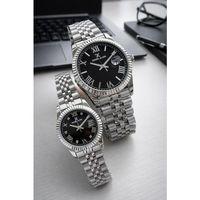 Daniel Klein Çift Sevgili Saati Çelik Bileklik Çelik Kordon 3 Atm Suya Dayanıklı Kol Saati VS.BLKT.0807