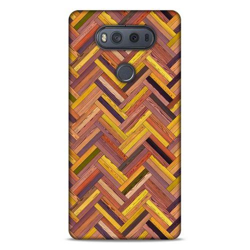 Lopard LG K61 Uyumlu Kılıf Wood'X (39) Liquid Crystal Kılıf Baskılı