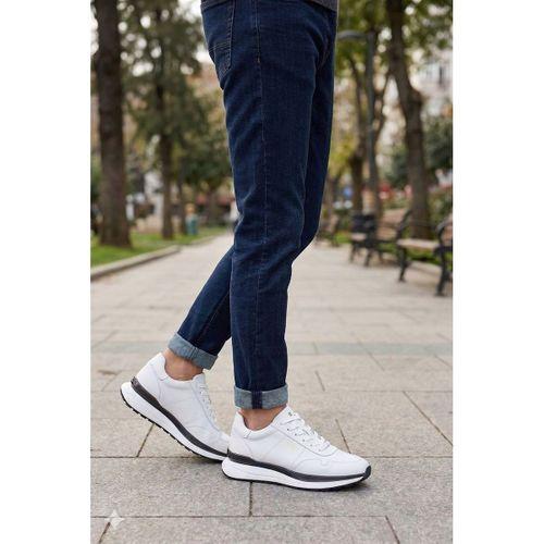 Hammer Jack Lesion Erkek Beyaz Siyah Günlük Ayakkabı