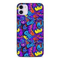 Graffitix (20) Desenli Silikon Kapak Apple Iphone 11 Kılıf