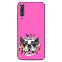 Animax Boston Terrier Huawei P20 Pro Kılıf Desenli Silikon