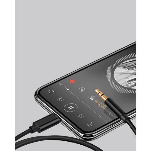 İphone Lightning 3.5mm Aux Çevirici Kablo Jh-023 Stereo Ses Aktarıcı