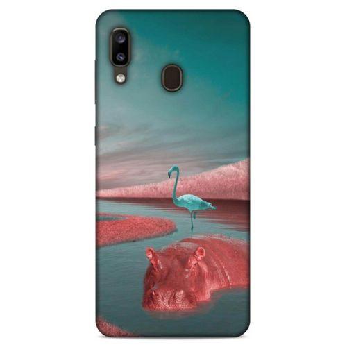 Lopard Samsung Galaxy A20 Uyumlu Kılıf Manipülasyon ☻ (21) Koruyucu Kapak Baskılı