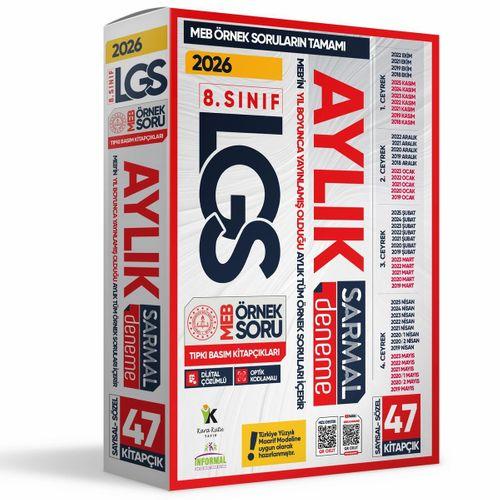 2026 8 Sınıf LGS Aylık SARMAL Deneme Seti MEB Örnek Soru Tıpkı Basım Çözümlü PAKET