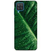 Lopard Samsung Galaxy A12 Uyumlu Kılıf Bahar (31) TPU Kılıf Nemli Yaprak