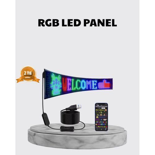 Rgb Led Panel – Çok Renkli, Kumandalı, Usb Bağlantılı Yazı Ve Gıf Gösterimli Akıllı Lamba