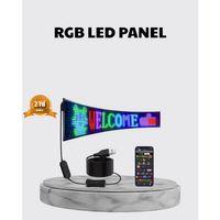 Rgb Led Panel – Çok Renkli, Kumandalı, Usb Bağlantılı Yazı Ve Gıf Gösterimli Akıllı Lamba