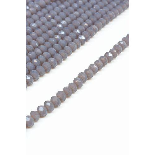 Mat Gri Kristal Boncuk 4 Mm