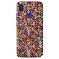 Ethnic Culture (96) Xiaomi Redmi Note 7 Kılıf Silikon Kapak Desenli