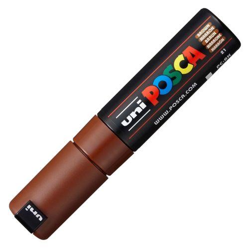 UNİBALL POSCA ( 8.0 ) SU BAZLI POSTER MARKÖRÜ KAHVERENGİ