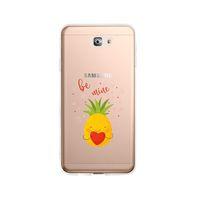 Samsung J7 Prime Be Mine Desenli Premium Şeffaf Silikon Kılıf