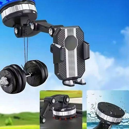 360° Döner Başlıklı Vakumlu Ayarlanabilir Araç İçi Telefon Tutucu