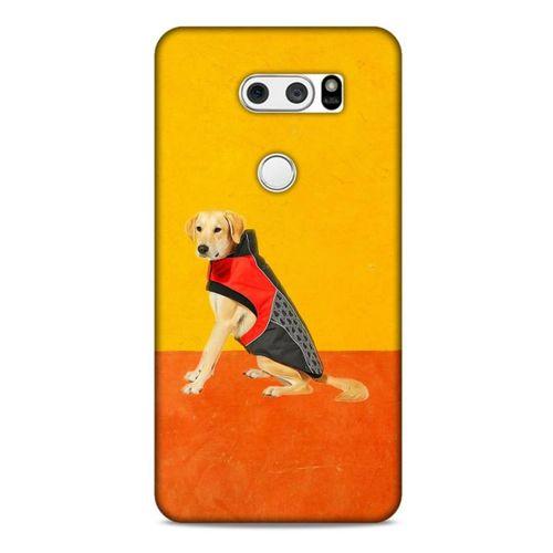 LG K50S Kılıf Köpek Kıyafetleri (46) Core Armor Kılıf Golden Retriever Mont